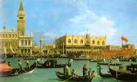 Canaletto - The Basin of San Marco on Ascension Day