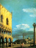Canaletto - The Piazzetta- Looking South
