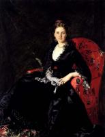 Carolus-Duran - Portrait Of Mme N M Polovtsova