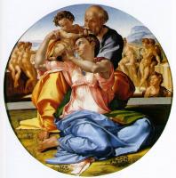 Michelangelo - The Holy Family with the Infant John the Baptist