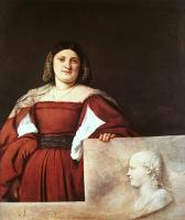 Titian - Portrait of a Woman called,La Schiavona