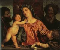 Titian - Madonna of the Cherries