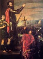 Titian - The Speech of Alfonso d'Avalo