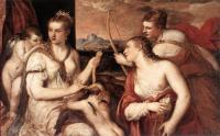 Titian - Venus Blindfolding Cupid