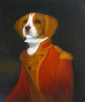 Unknown - Oil painting of dog