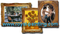 framed oil painting