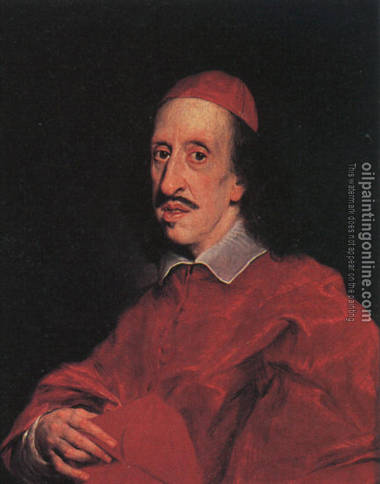 Baciccio - Graphic Portrait of Cardinal Leopoldo de' Medici