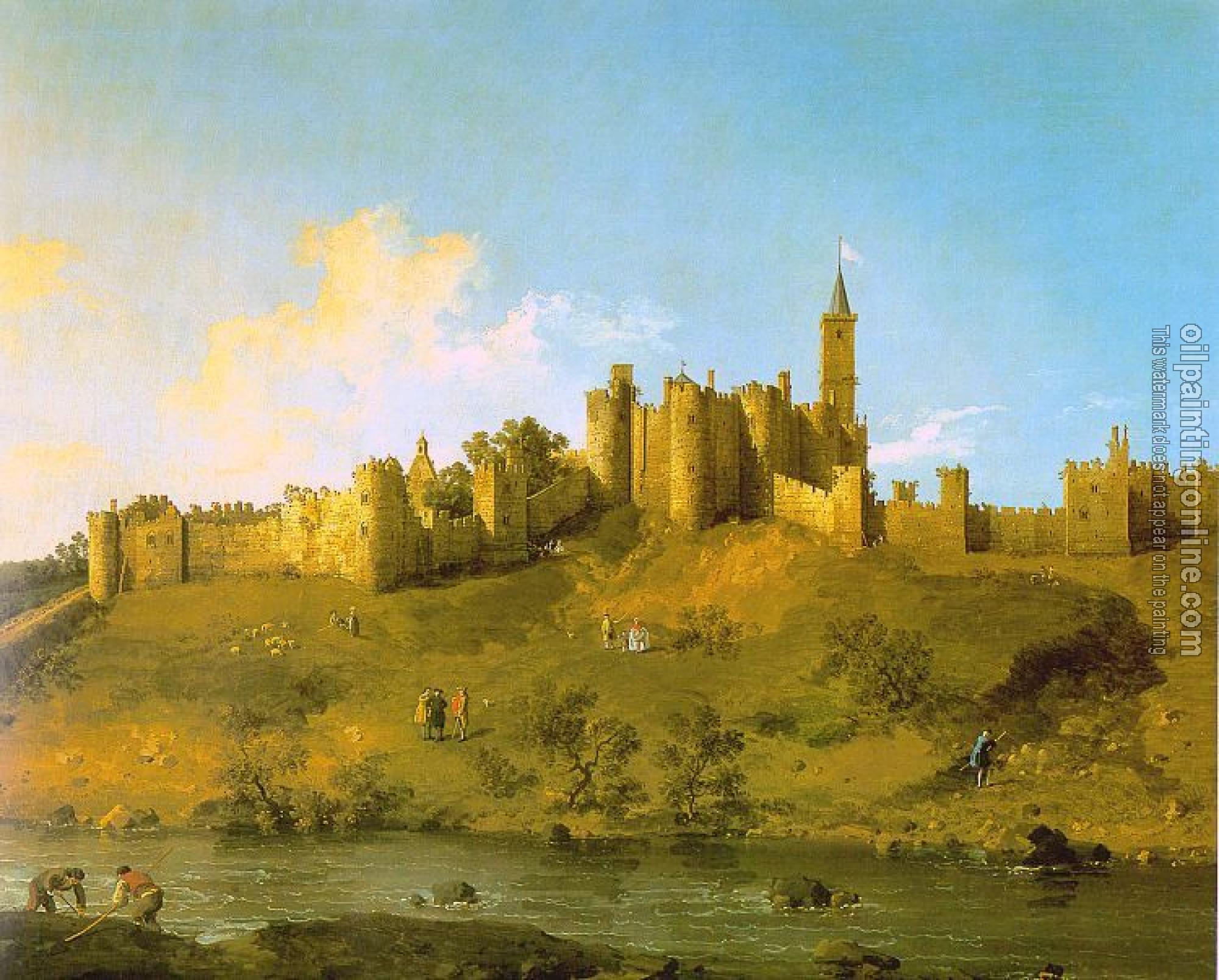 Canaletto - Alnwick Castle at Northumberland