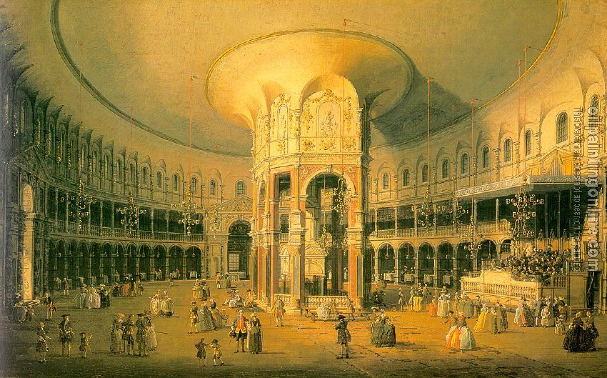 Canaletto - London- Ranelagh, the Interior of the Rotunda
