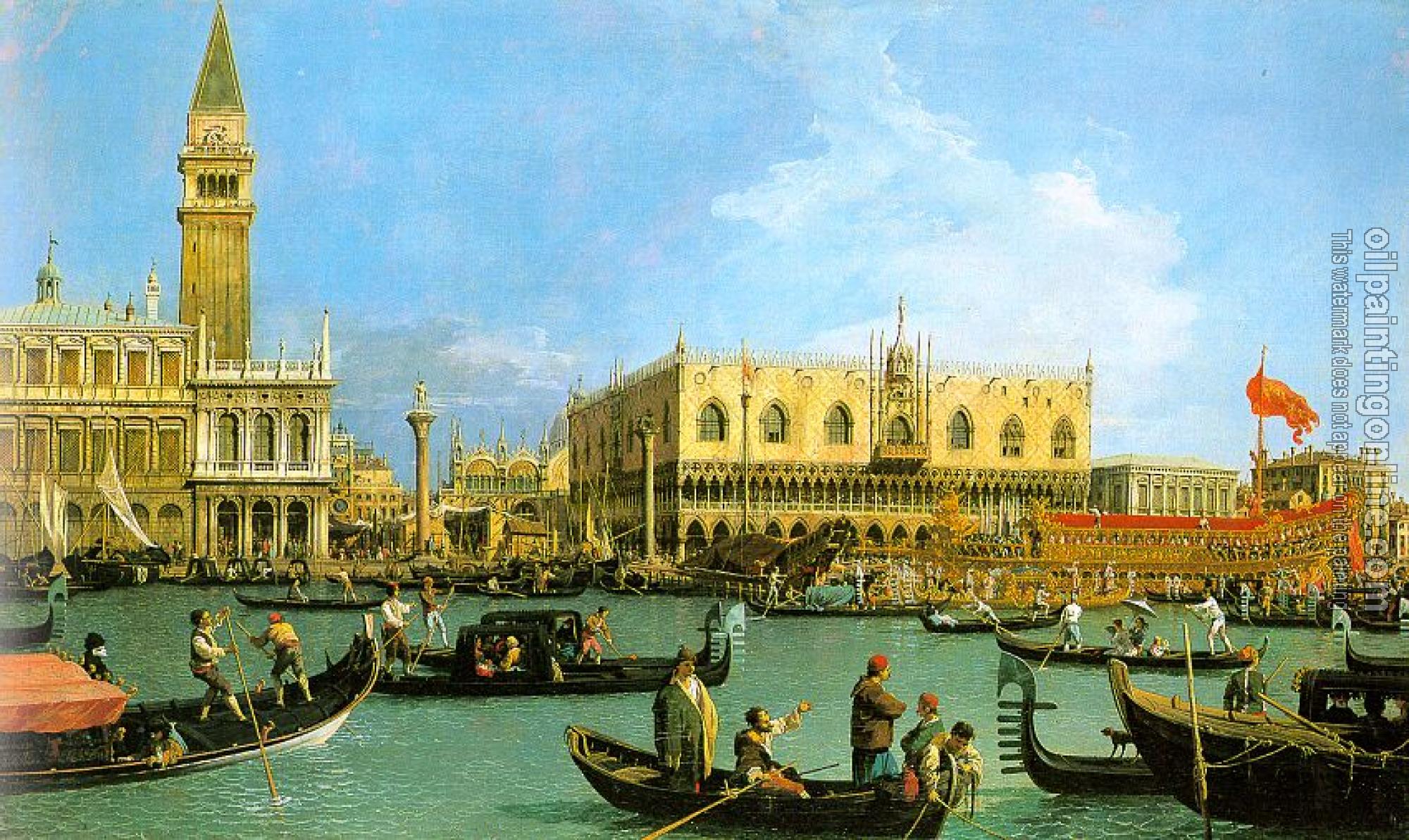 Canaletto - The Basin of San Marco on Ascension Day