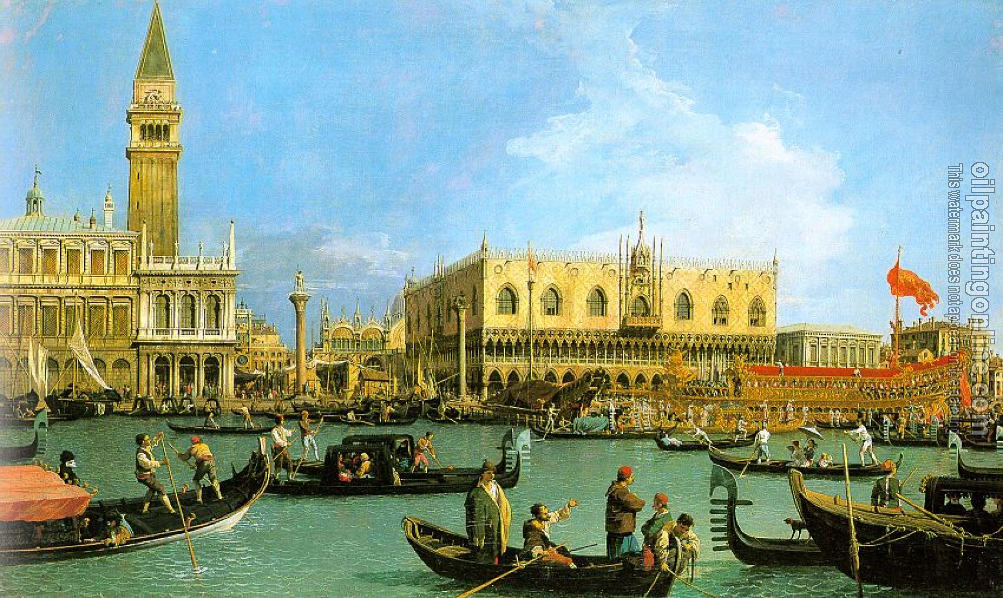 Canaletto - The Basin of San Marco on Ascension Day