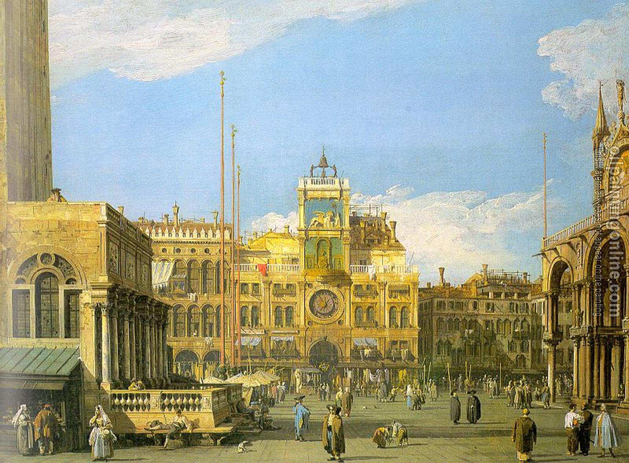Canaletto - Piazza San Marco- Looking North