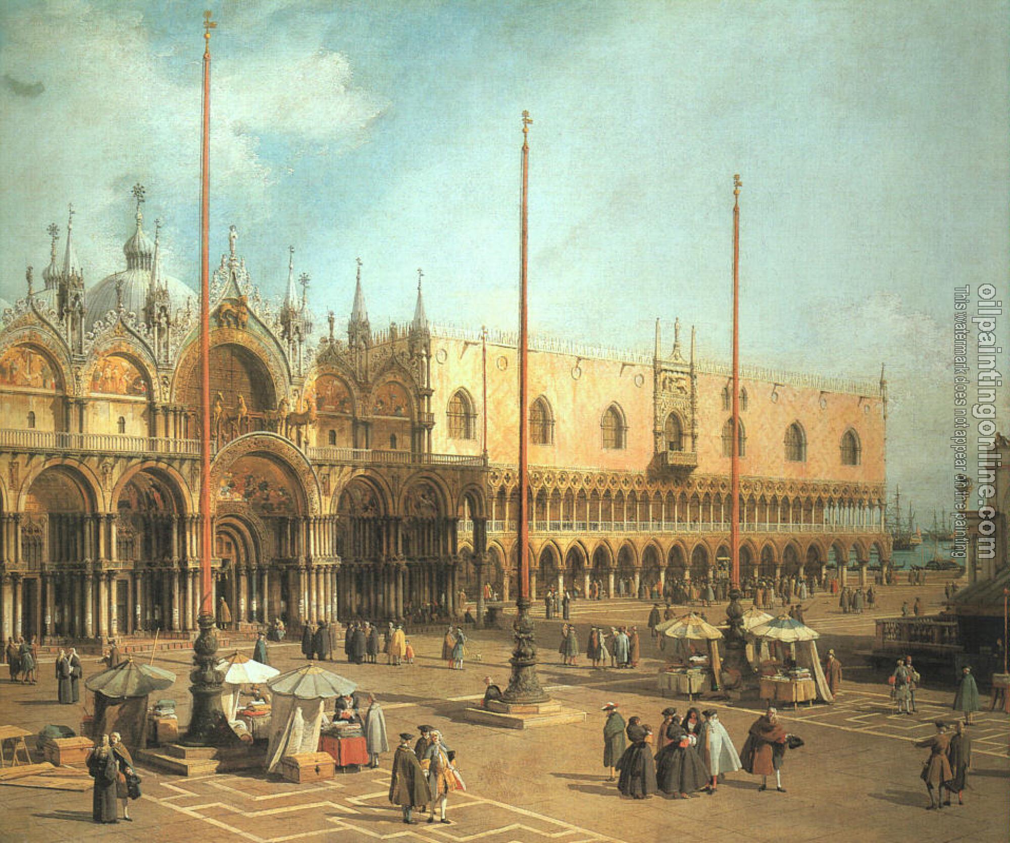 Canaletto - Piazza San Marco- Looking Southeast