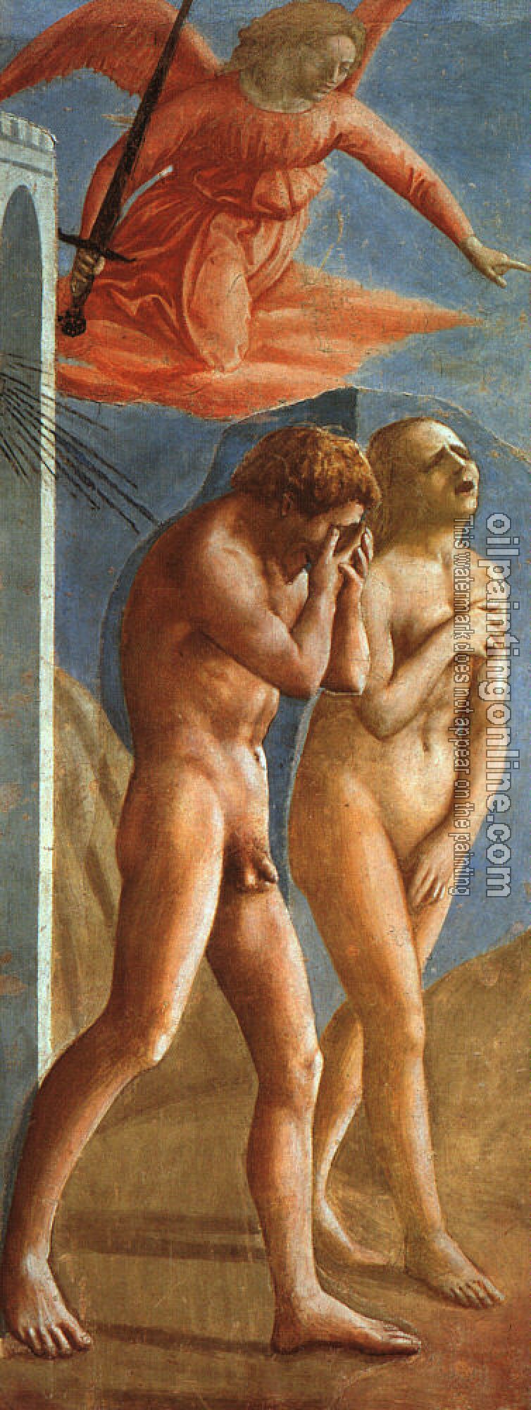 Masaccio - religion oil painting