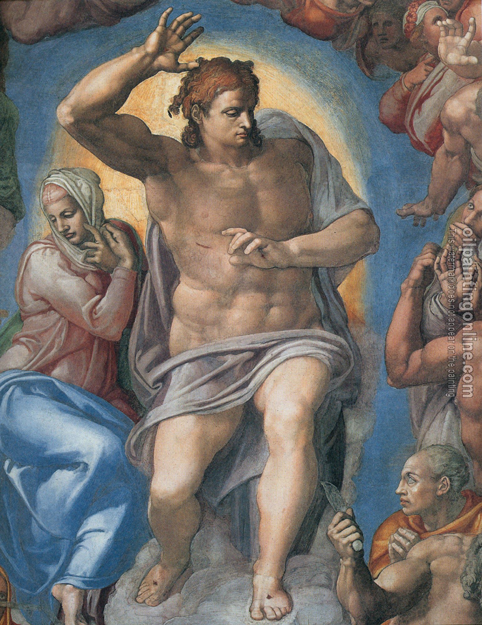 Michelangelo - The Last Judgement, Christ the Judge