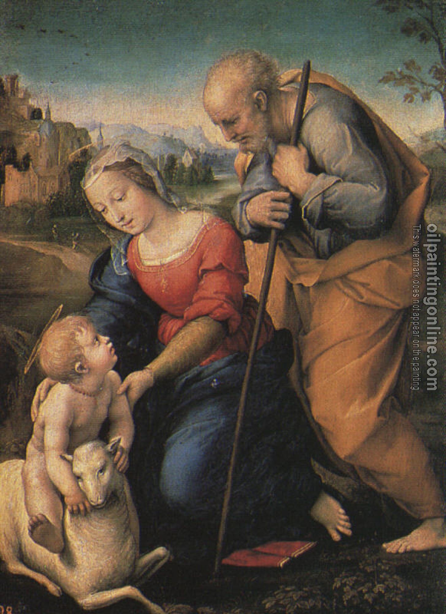 Raphael - The Holy Family with a Lamb