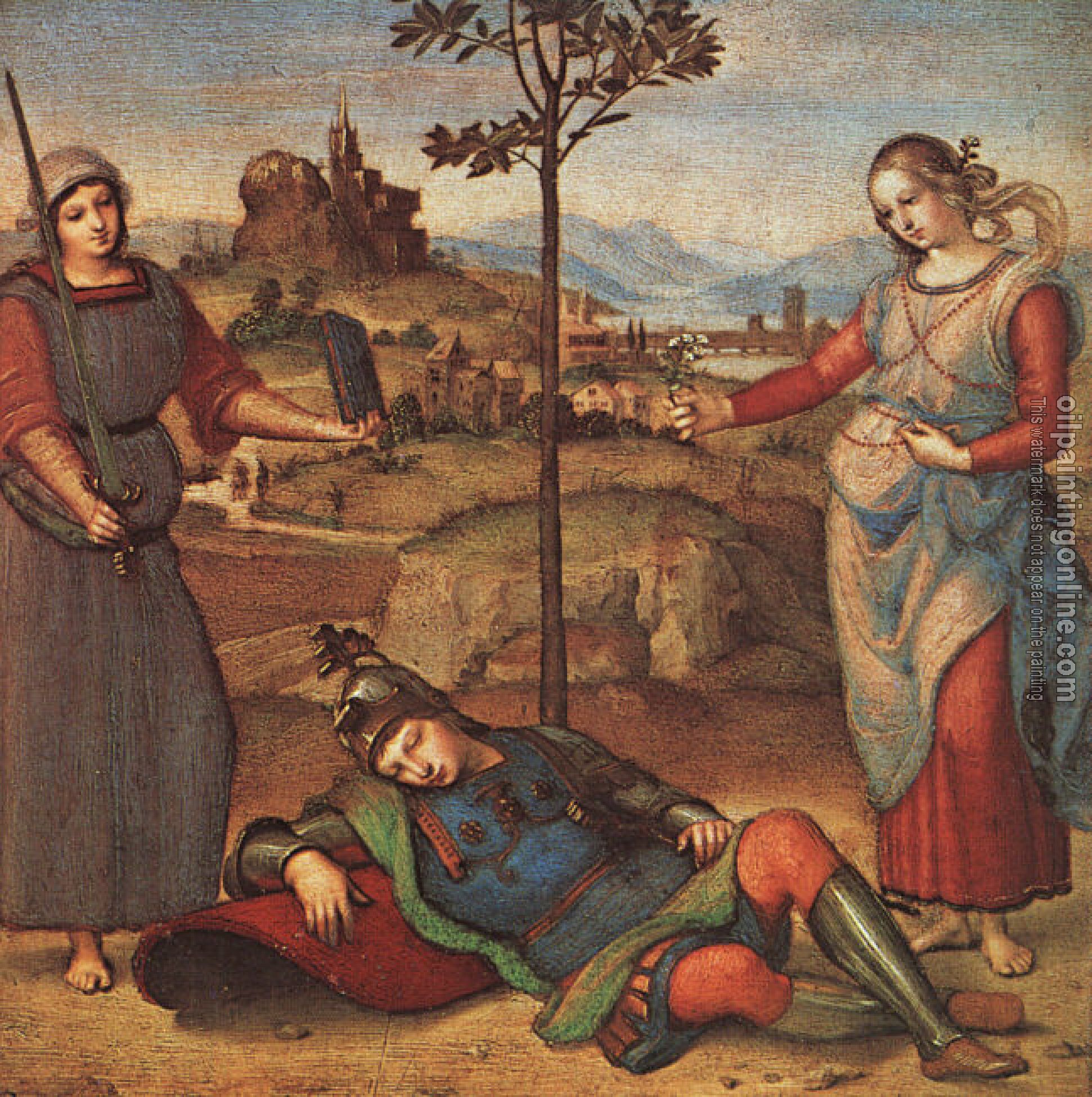 Raphael - Allegory, The Knight's Dream