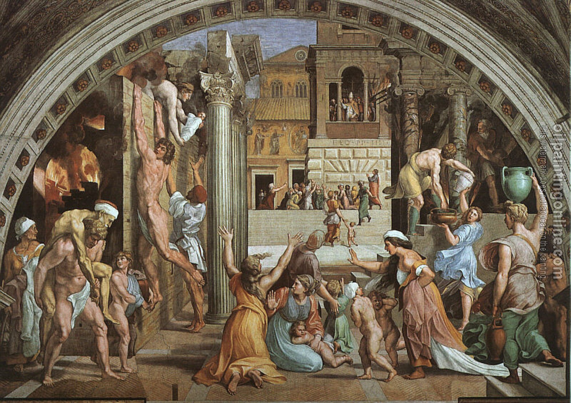 Raphael - The Fire in the Borgo