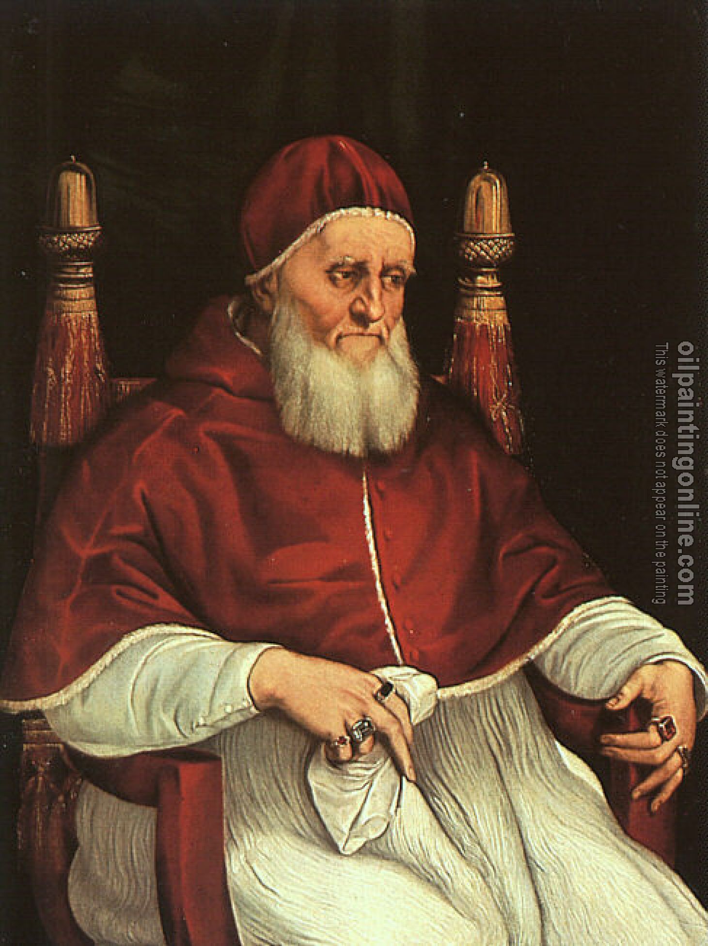 Raphael - Portrait of Julius II, Florence