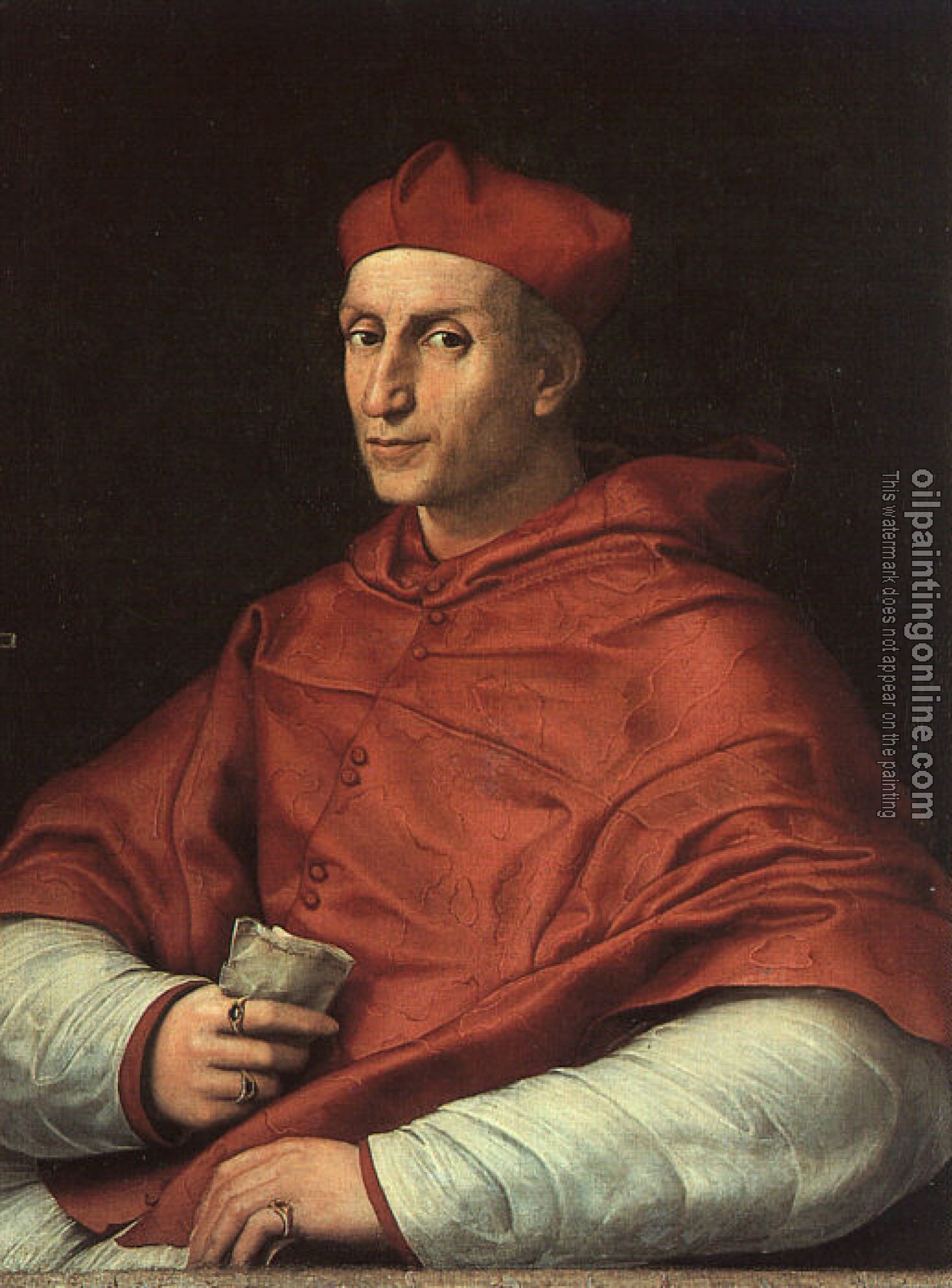 Raphael - Portrait of Cardinal Bibbiena