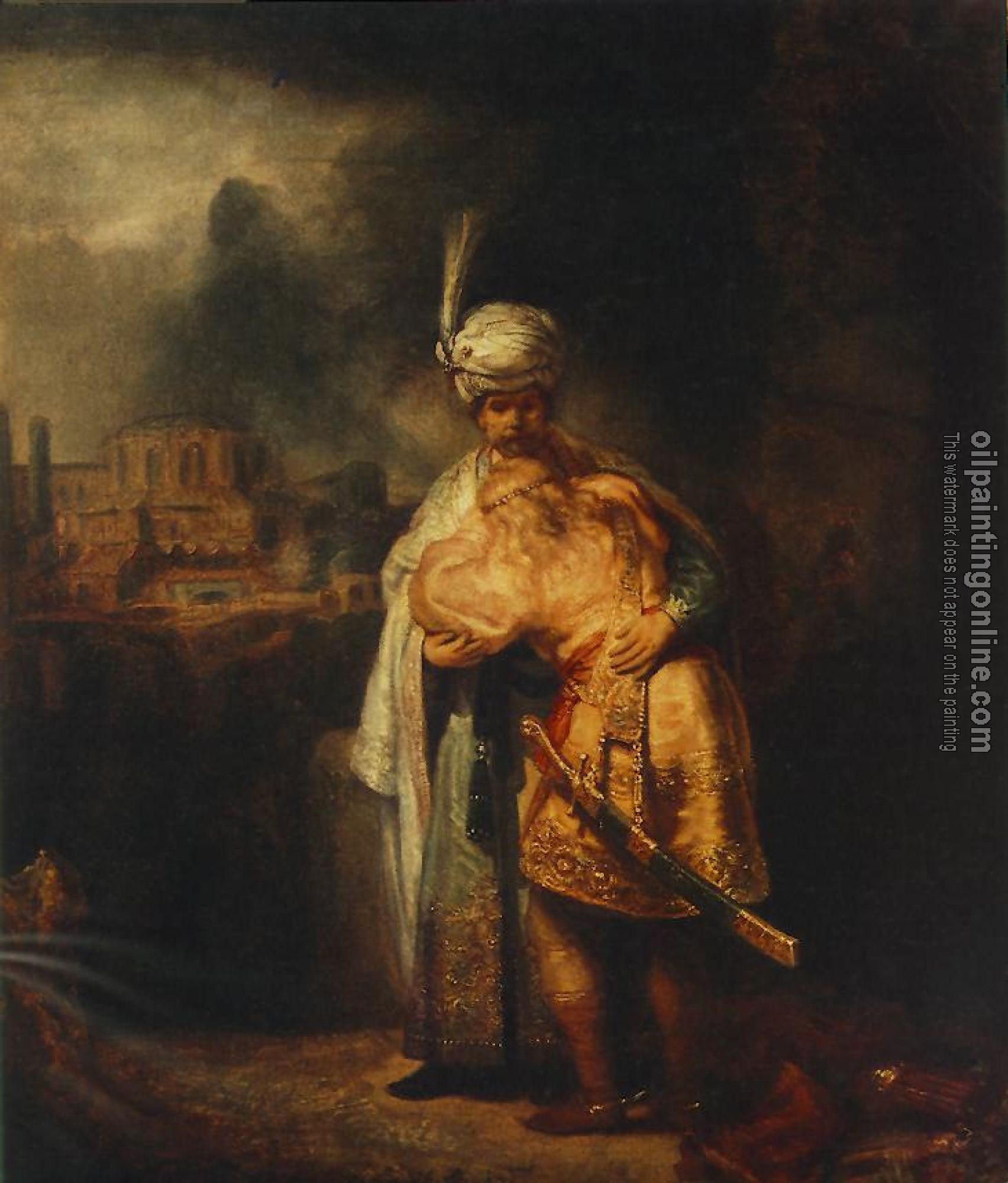 Rembrandt - Biblical Scene