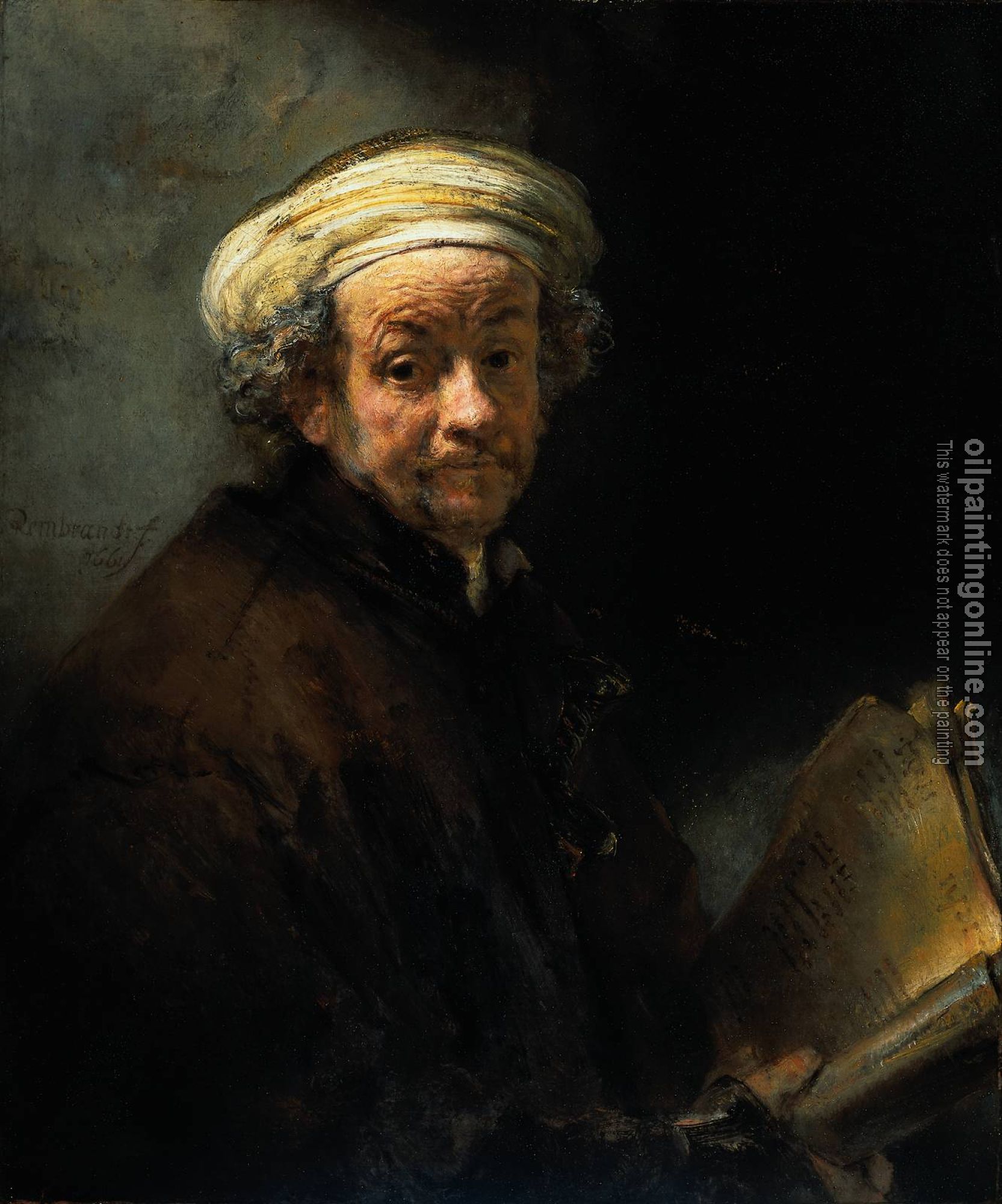 Rembrandt - Self Portrait as the Apostle St Paul