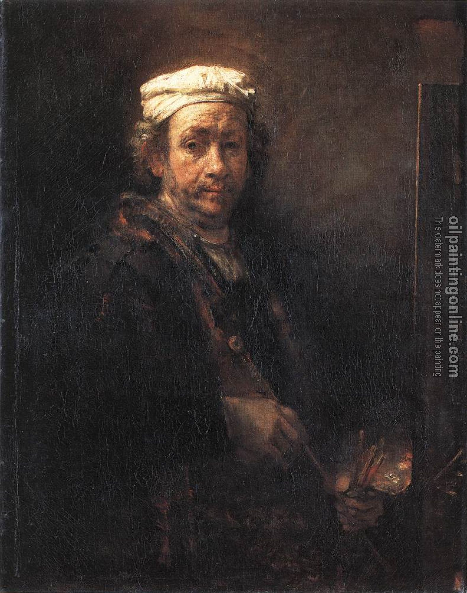 Rembrandt - Portrait of the Artist at His Easel