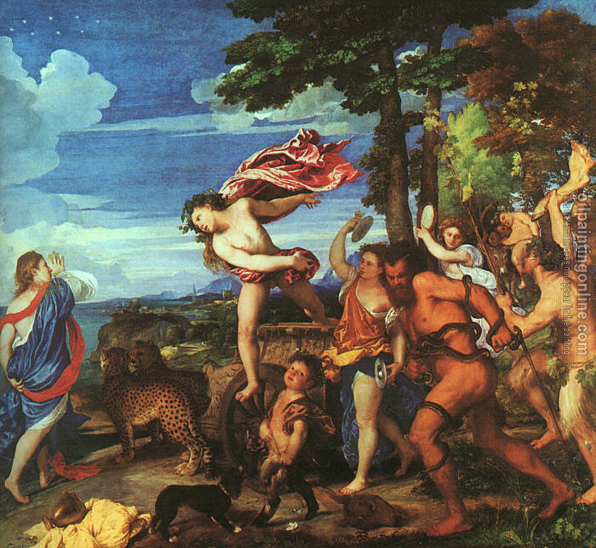 Titian - Bacchus and Ariadne