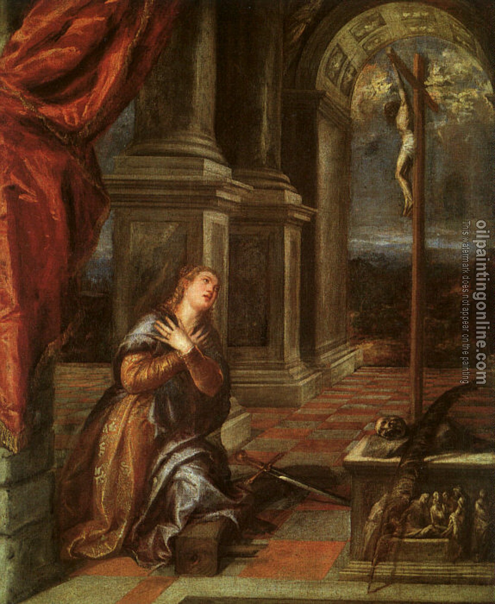 Titian - St. Catherine of Alexandria at Prayer