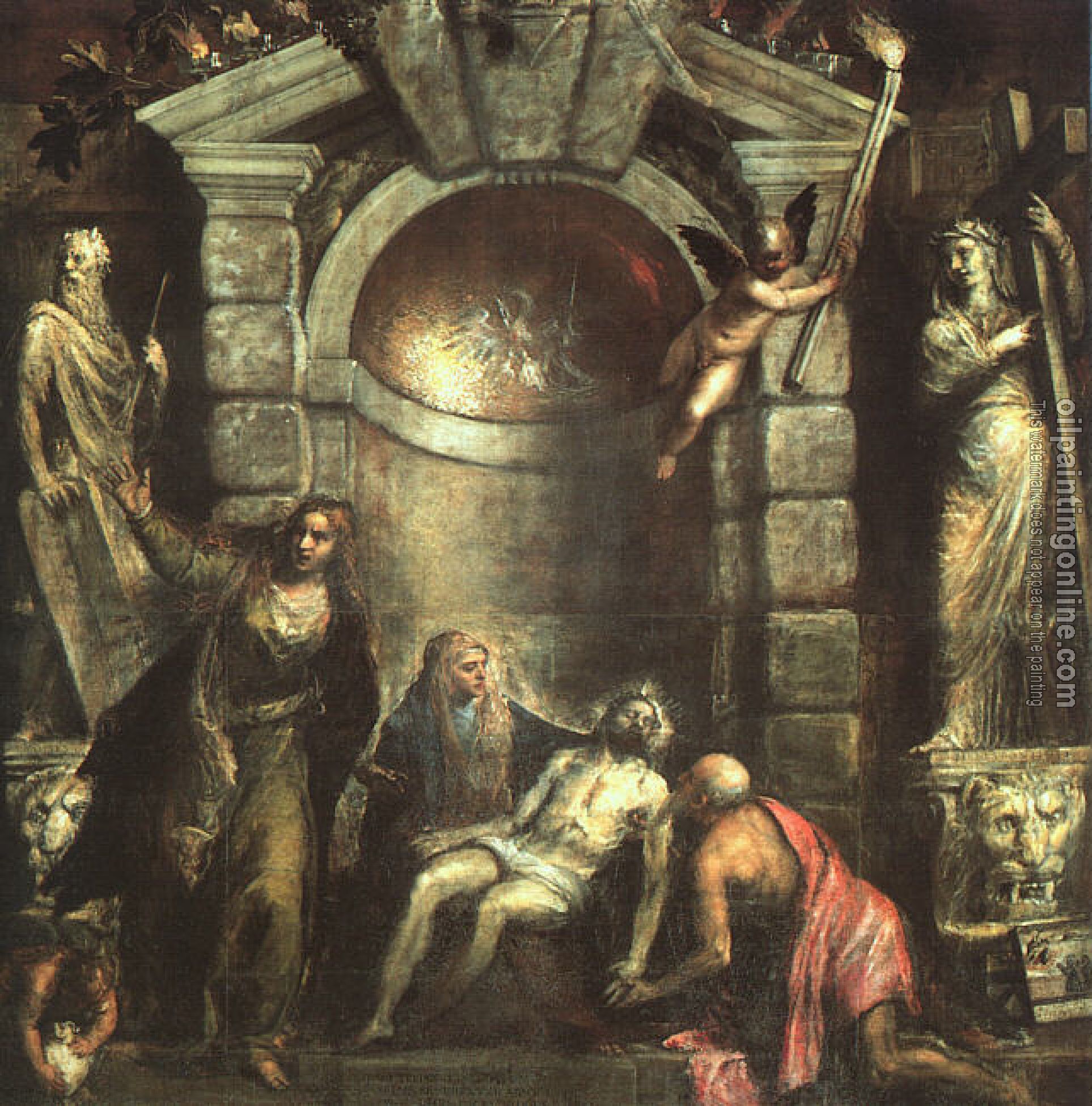 Titian - Entombment Pieta