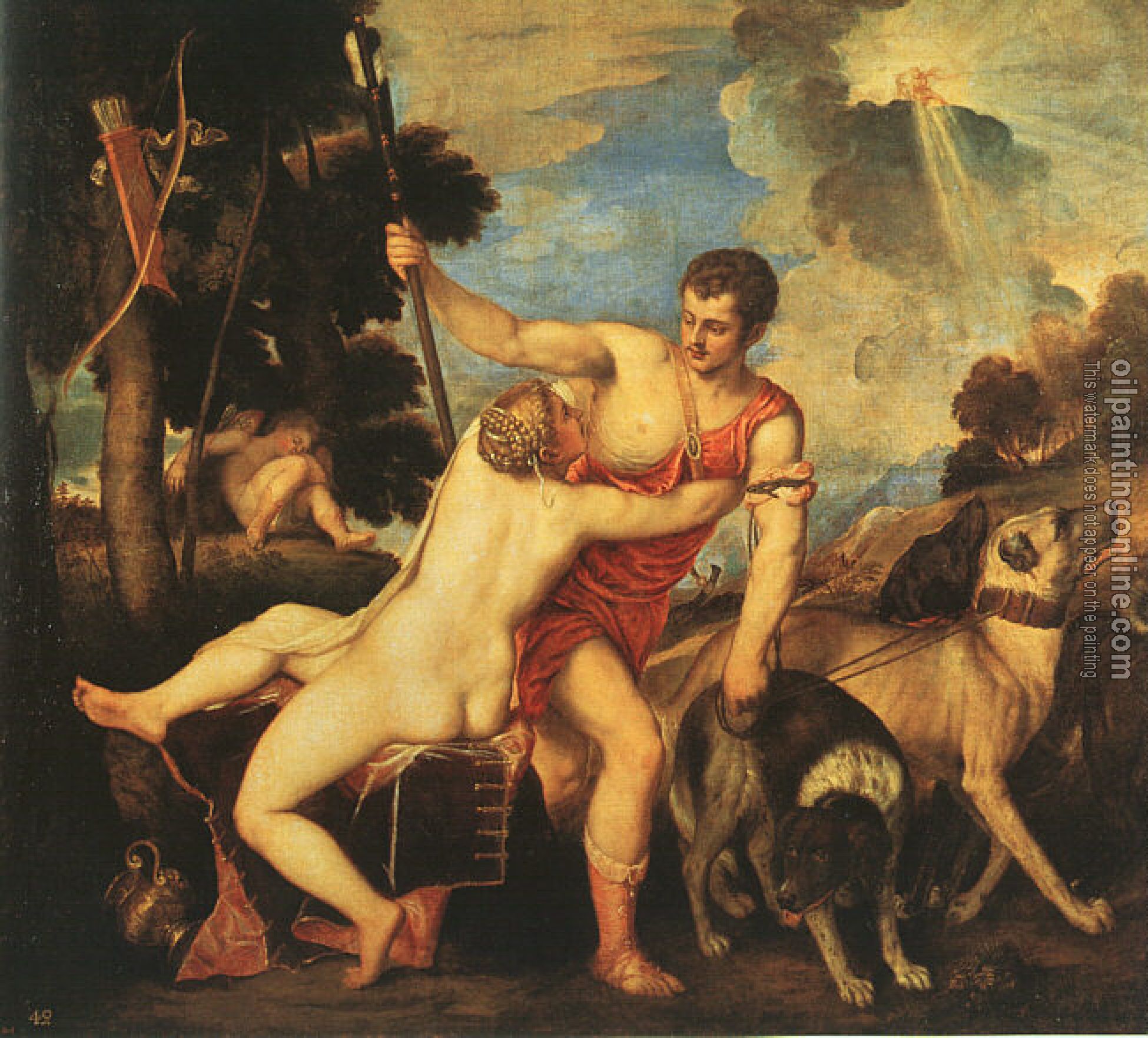 Titian - Venus and Adonis