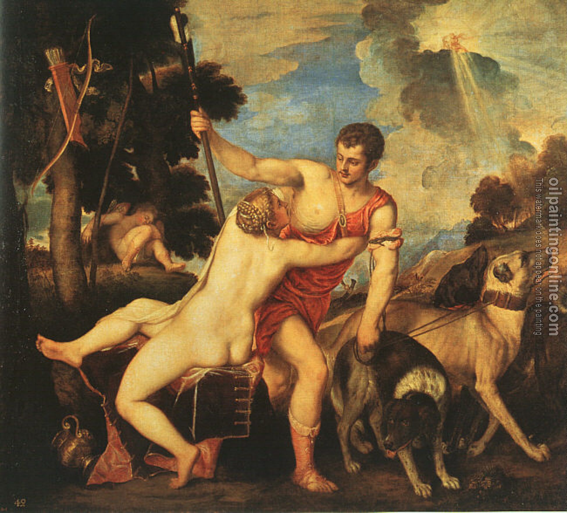 Titian - Venus and Adonis