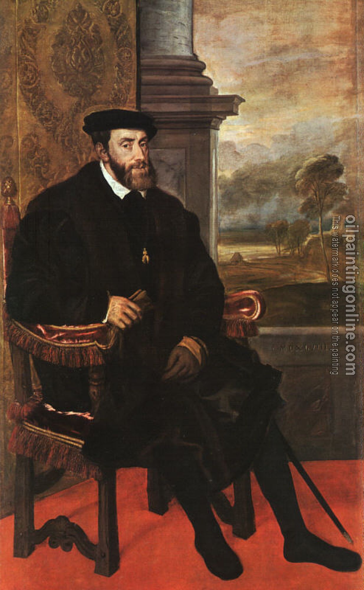 Titian - Charles V Seated