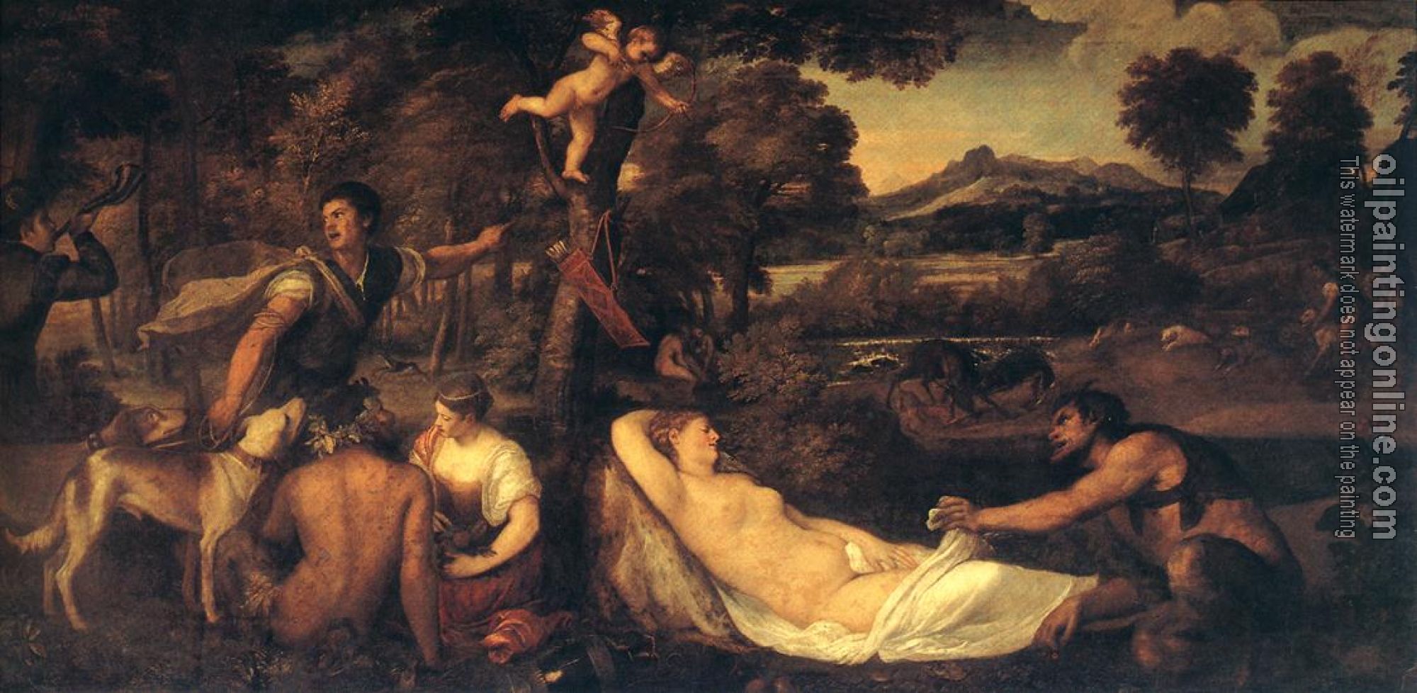 Titian - Jupiter and Anthiope