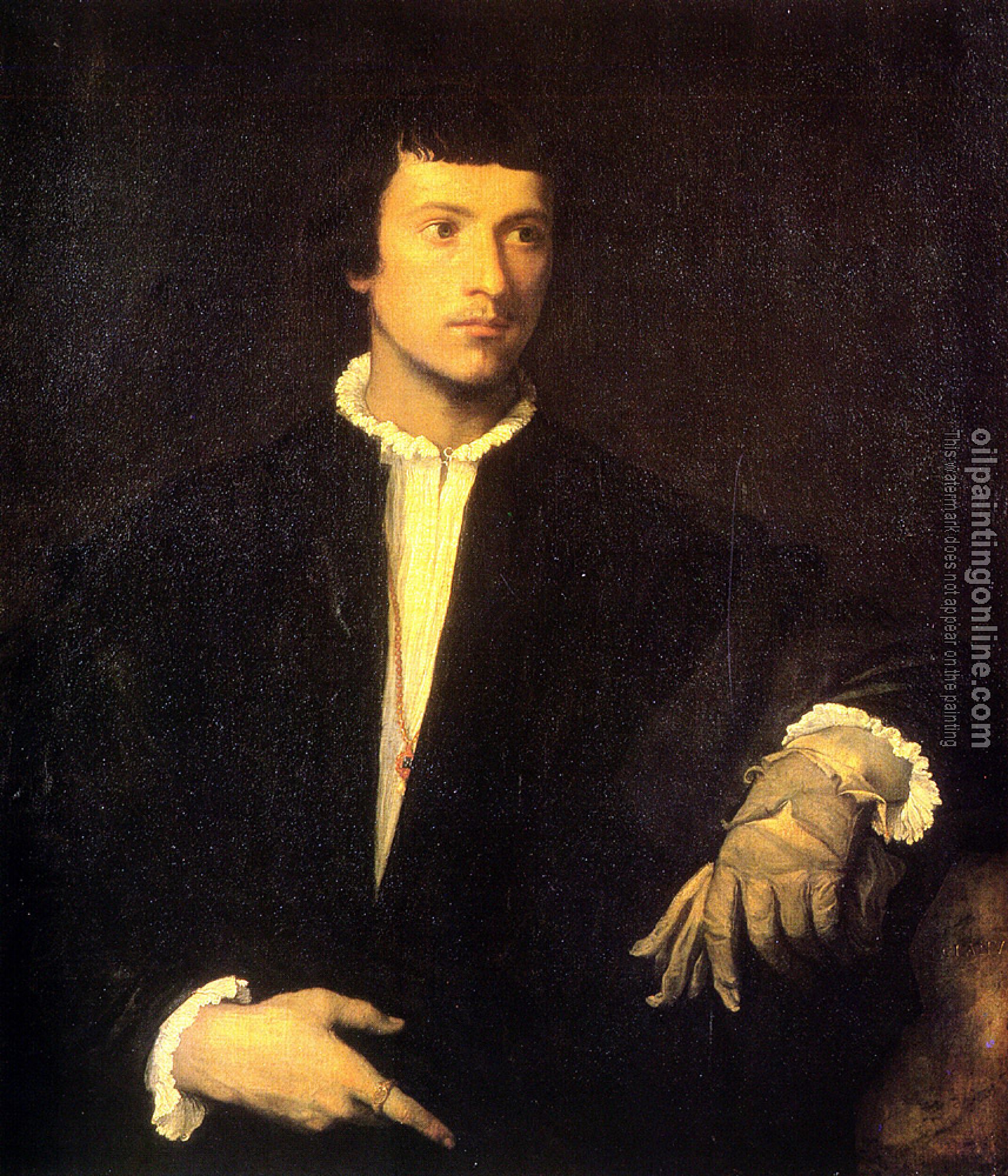 Titian - Man with Gloves