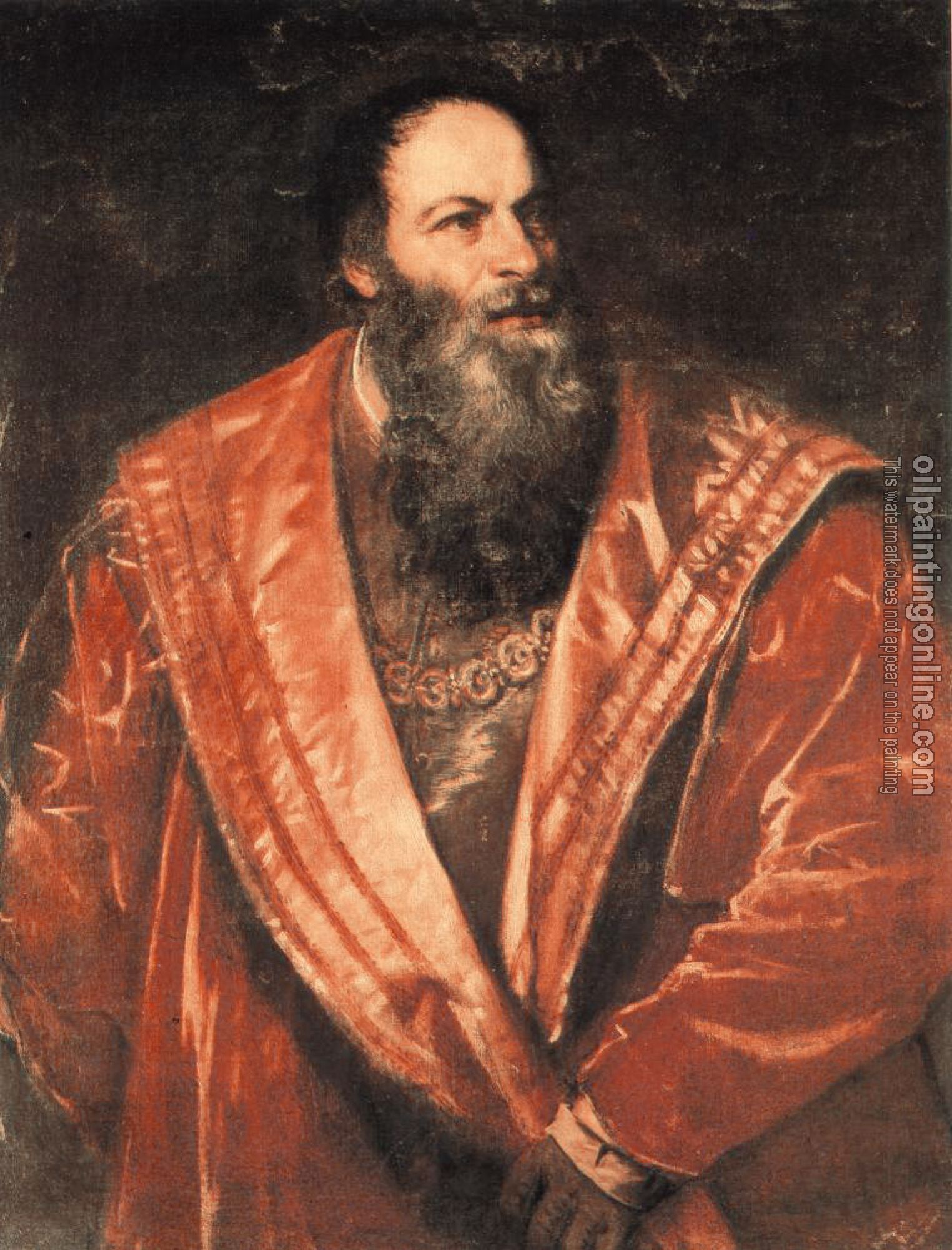Titian - Portrait of Pietro Aretino