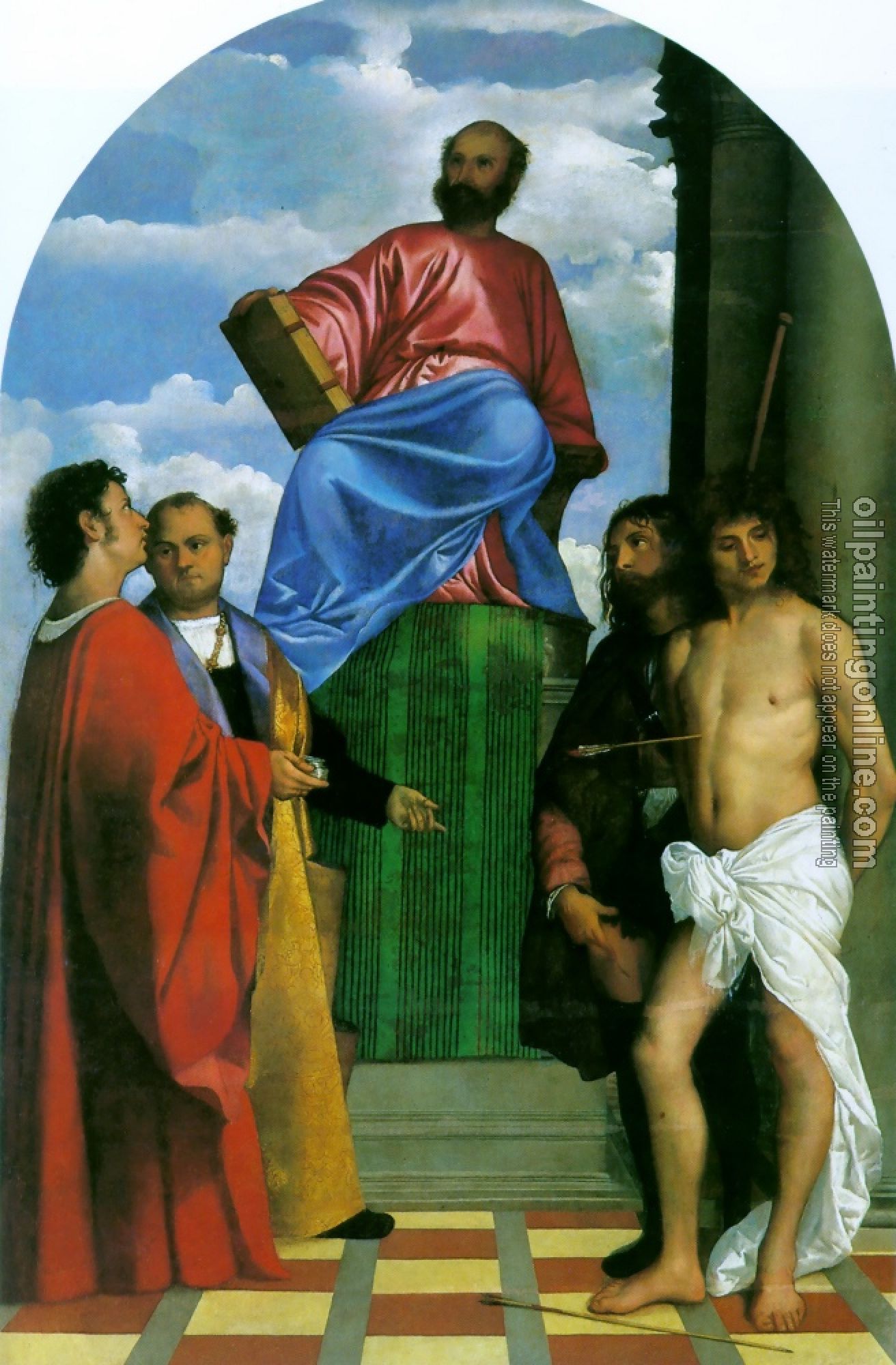 Titian - Saint Mark Enthroned